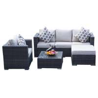 Fashionable and comfortable simple outdoor garden sofa set