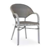 Garden Furniture Sillas PE Wicker  Antique Restaurant Chairs