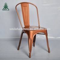 wholesale price brushed copper cafe chair for restaurant cafe